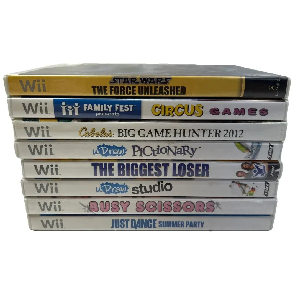 Lot Of 8 - Wii Games -‎ Acceptable Condition